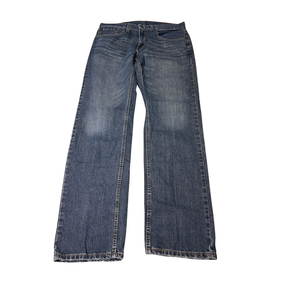 Levis 559 Relaxed Straight Leg Jeans Mens 34x34 Medium Wash Blue Denim